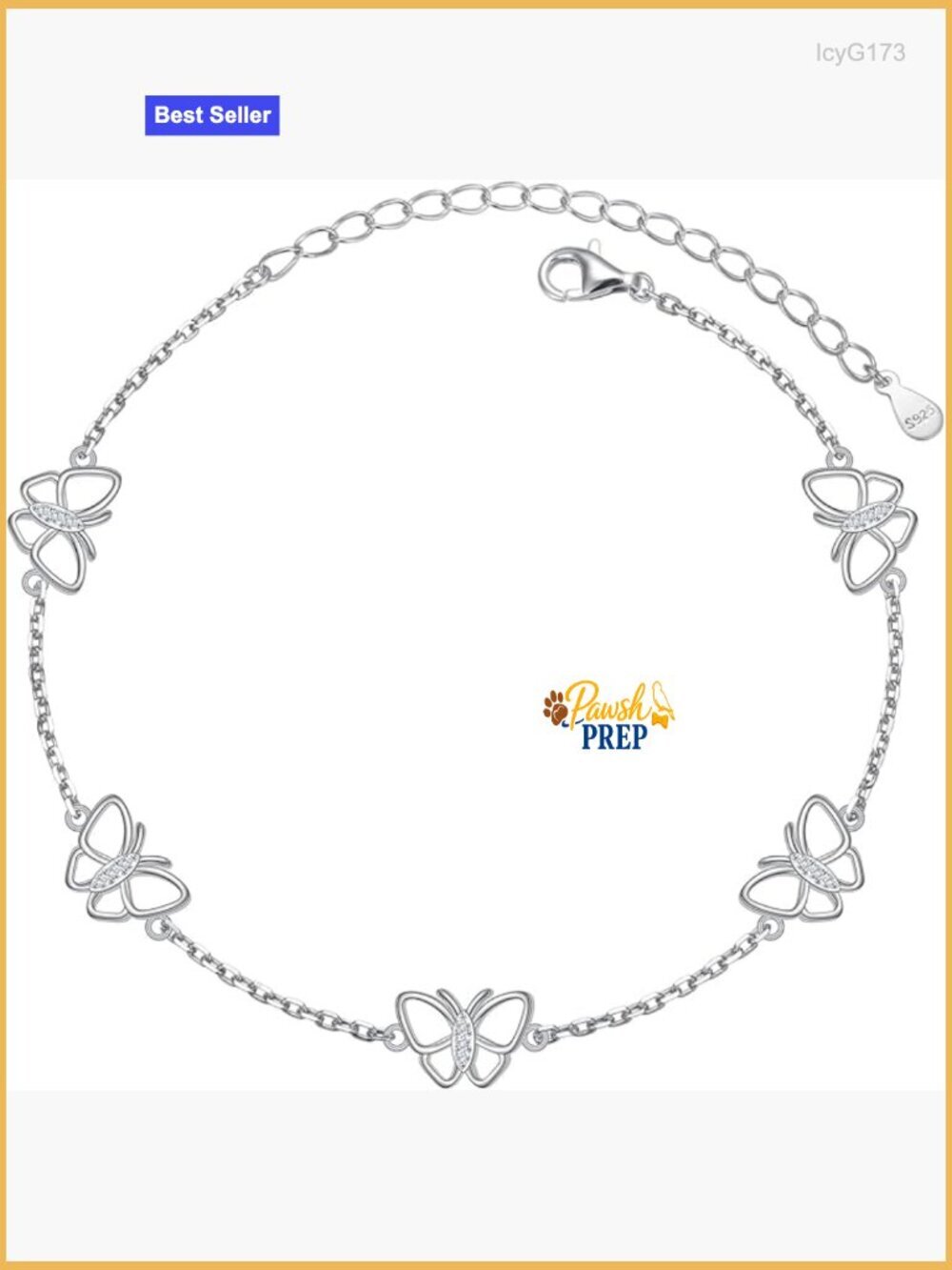 925 Sterling Silver Adjustable Charm Bracelet Animal Ocean Jewelry Gift